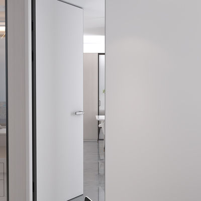 qualité  Honeycomb Aluminium Framed Internal Doors Veneer Finish Outward Inward Opening usine