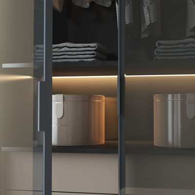 Manche de profil de meuble en aluminium personnalisé pour garde-robe coulissante