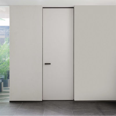 Porte vitrée à l'intérieur de la chambre à coucher OEM avec finition en placage