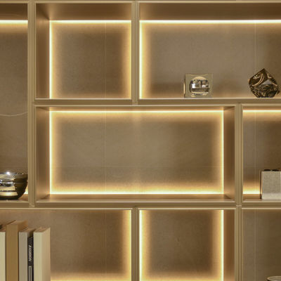 Réseau de cuisine Armoire en verre modulaire en aluminium ODM