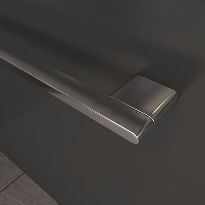200 mm 228 mm Armoire noire mate Poignées de matériel tirant en vrac