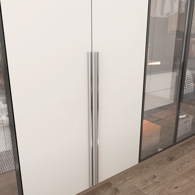 Serrure montée 160 mm Poignées de porte de cuisine Polissé Chambre de chrome tire