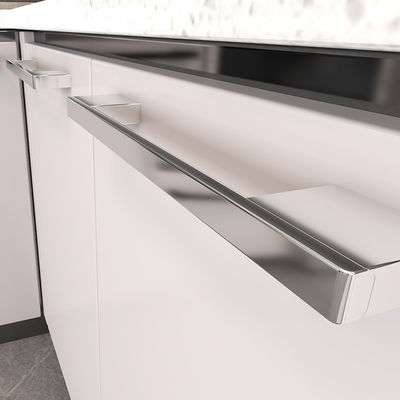 Maillot de meubles en nickel brossé 96 mm pour armoire