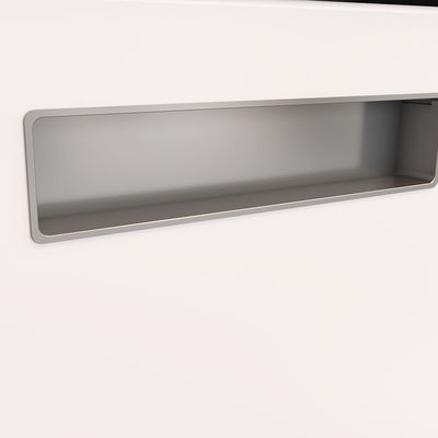 Armoire de cuisine en aluminium en zinc, poignées d'armoire de chambre, poignées de placard, 129 mm sur mesure