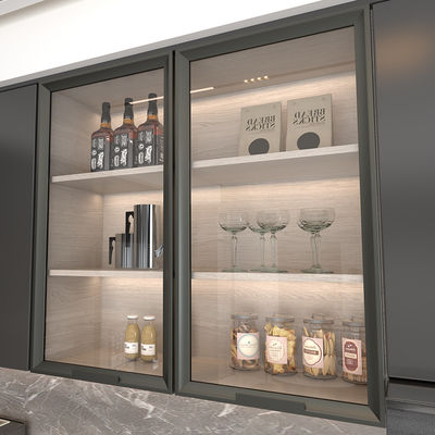 Profil de meubles en aluminium pour la porte de l' armoire
