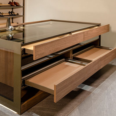 Système d'organisation de garde-robe en aluminium multifonctionnel