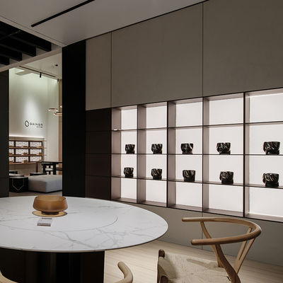 Économie d'espace Armoire modulaire en aluminium Niches d'alcove métallique intégrées