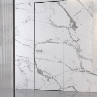 Chambre de couchage Porte intérieure en aluminium en ligne mince Porte intérieure invisible pour maison