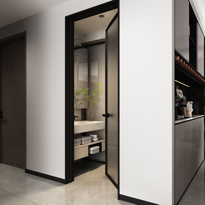 Porte intérieure invisible pour salle de bains