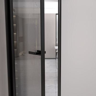 Portes intérieures en aluminium à l' épreuve du feu Porte de toilette cachée pour cloisons