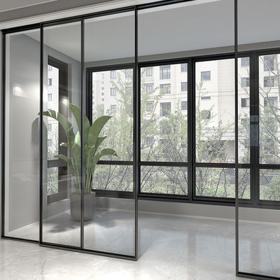Intérieur Porte en verre d'aluminium pour résidentiel