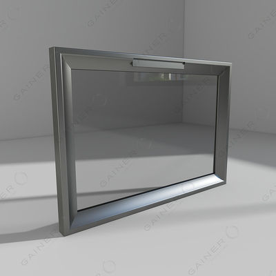 Armoire modulaire en aluminium pour porte d'angle en verre ignifuge Anodisé Finition pour cuisine