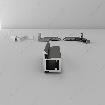 Ensemble de cuisine modulaire en aluminium pour porte de cabinet
