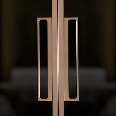 Porte coulissante en aluminium 96x96 Porte coulissante en verre Téléscopie intérieure Porte coulissante pour maison