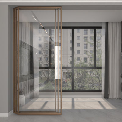 Porte coulissante interne en aluminium pour bureau