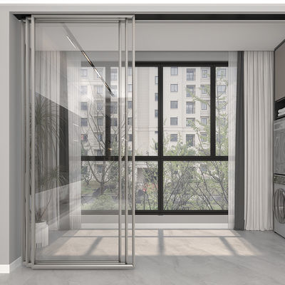 Portes coulissantes en aluminium à 80 kg isolées du son