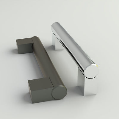 128 316 alliage d'aluminium couleur d'argent poignée de traction pour entrepôt ferme