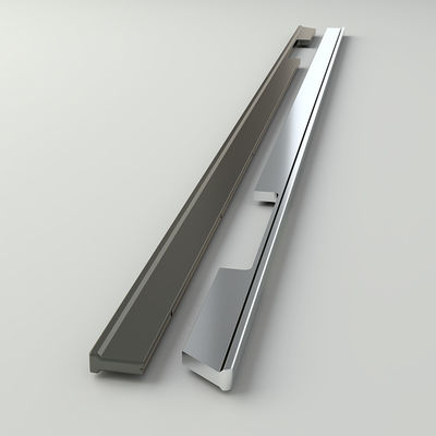 Armoire en aluminium Longue poignée Poignées d'armoire Poignées de placard Matériel d'armoire Poignées de cuisine d'argent