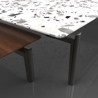 Table à thé unique en aluminium anti-régression pour les meubles de salon