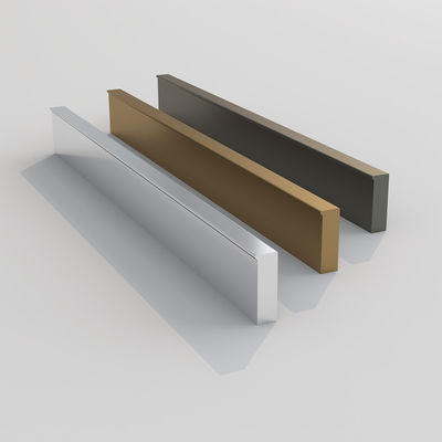 Manche de porte en aluminium pour meubles et équipements 250 mm Manche de porte poussée