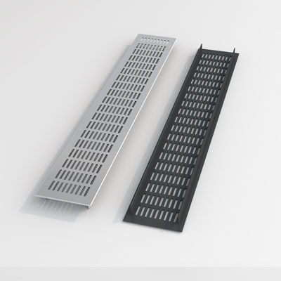 Grille linéaire en aluminium à ventilation d'air grille linéaire de plafond décoratif
