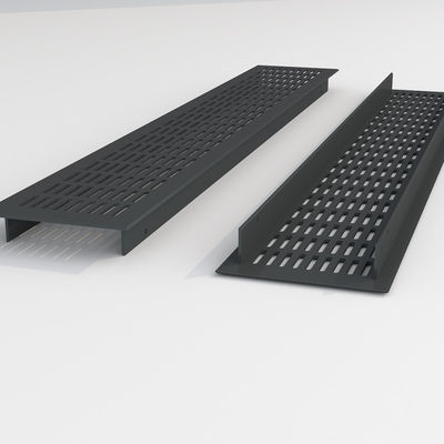 Grille linéaire en aluminium à ventilation d'air grille linéaire de plafond décoratif