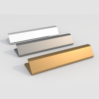 Meubles en aluminium Appareils de cuisine Cabinet tiroir Bordure Tirer Poignées Manche cachée Pour le cabinet