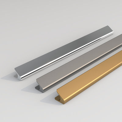 Meubles en aluminium Appareils de cuisine Cabinet tiroir Bordure Tirer Poignées Manche cachée Pour le cabinet